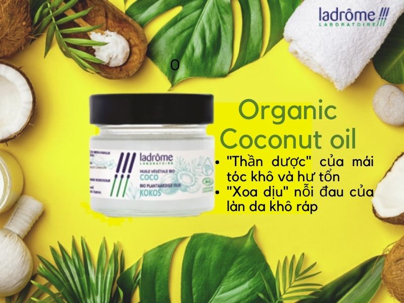 Dầu Dừa hữu cơ - Organic Coconut Oil