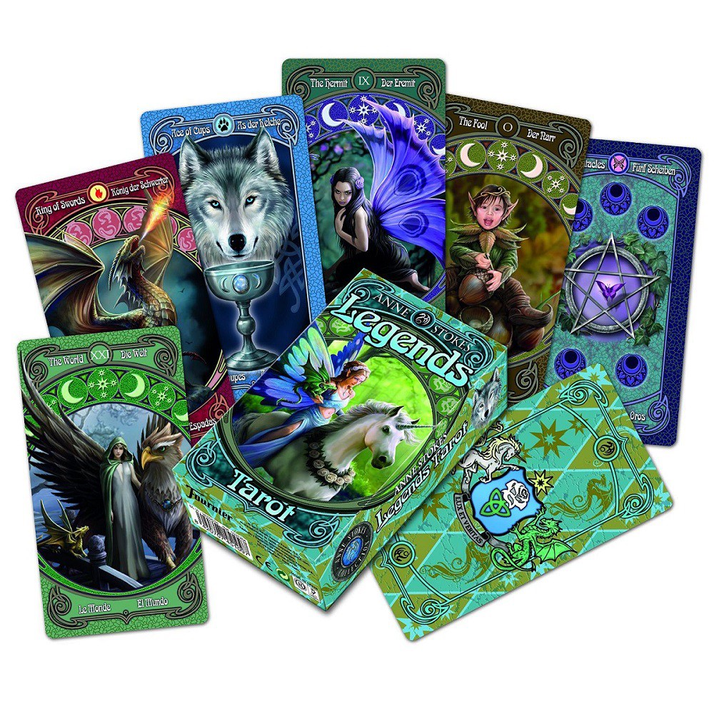 Bộ Bài Bói Anne Stokes Legends Tarot Cao Cấp