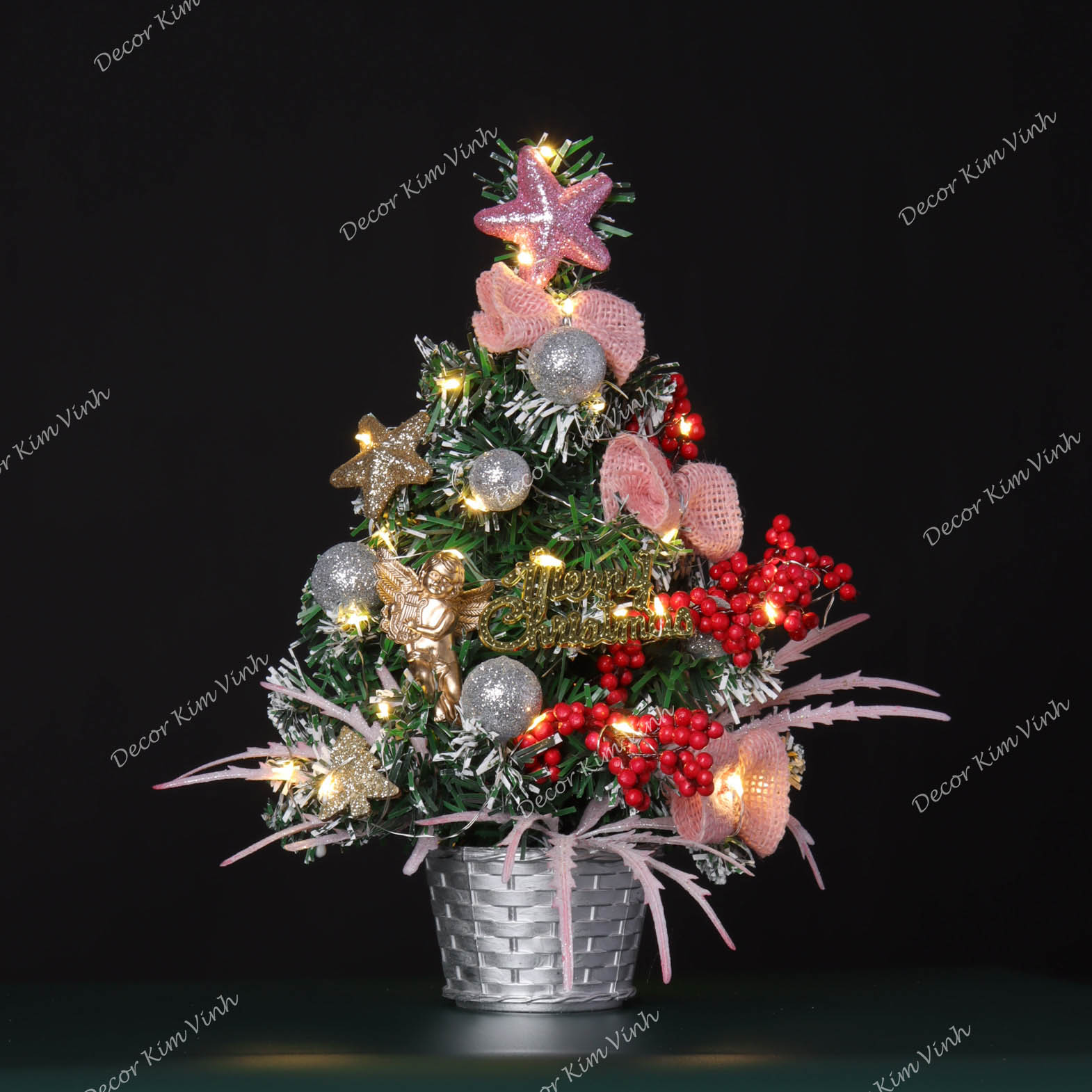 Cây Thông Nhí 3TN04 Cây Thông 30cm Trang Trí Giáng Sinh Cây Thông Noel