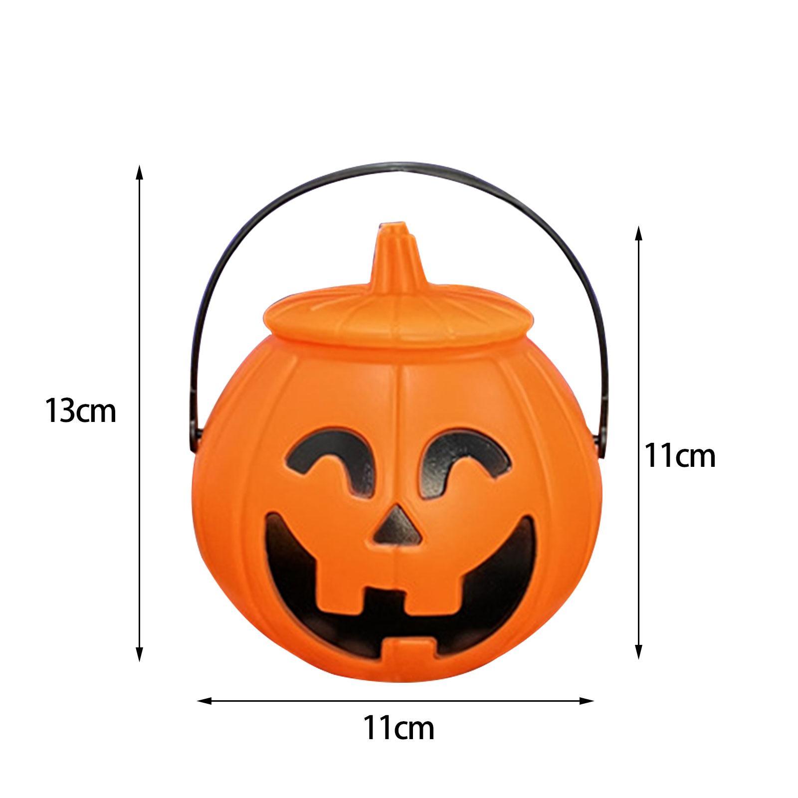 Halloween Pumpkin Buckets Candy Basket Decoration Trick or Treating Basket