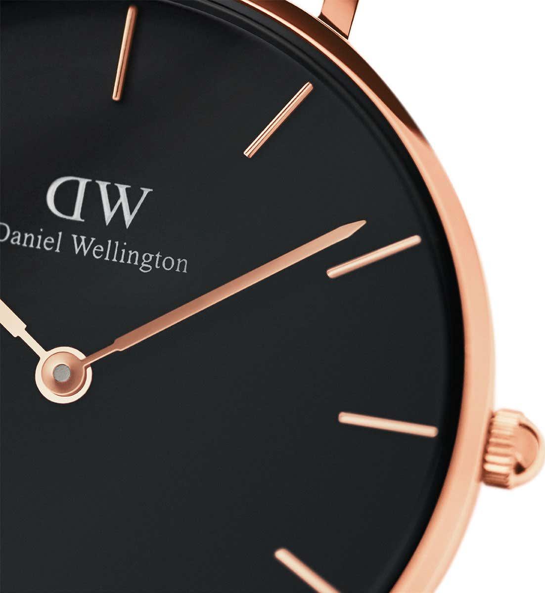 Đồng hồ nữ DANIEL WELLINGTON PETITE READING ROSE BLACK 32MM DW00100167