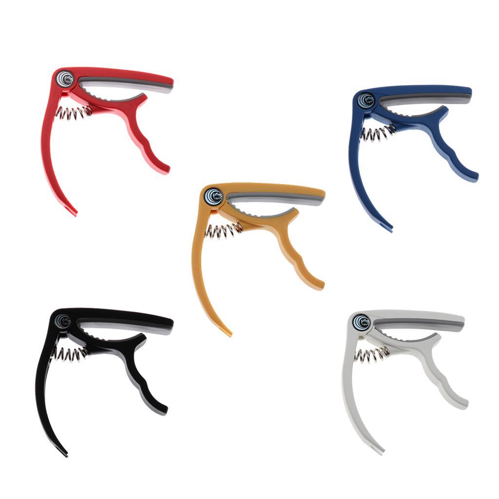 Ukulele Guitar Capo Tuner Quick Change Key Clamp Guitar Parts Yellow