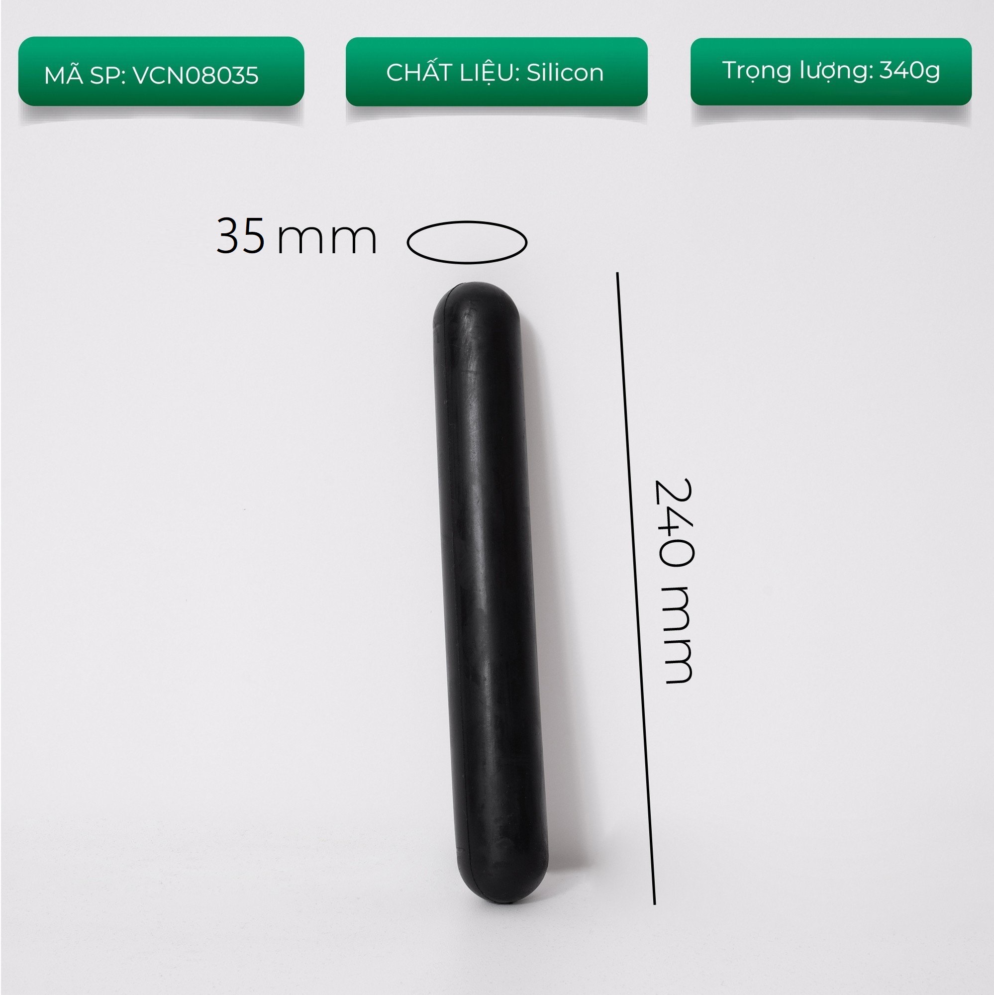 Hộp đập bã cà phê hình chữ nhật