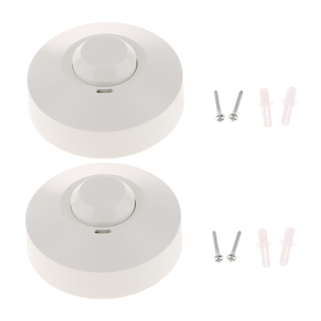 2 Cảm Biến Radar Vi Sóng Ánh Sáng Chuyển Đổi Cơ Thể Chuyển Động Switch-DC12-24V