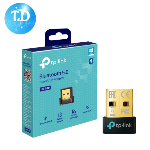 Bộ Thu Phát Bluetooth TP-Link UB500 USB Nano Bluetooth 5.0 - Hàng Chính Hãng FPT phân phối