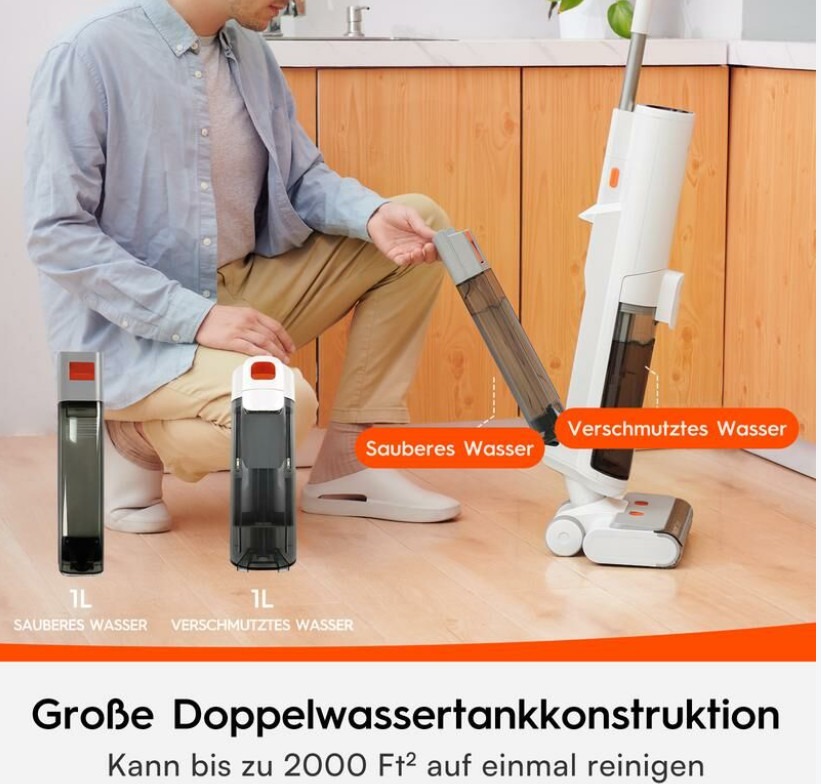 Máy hút bụi khô ướt không dây Ultenic AC1 Made in Germany