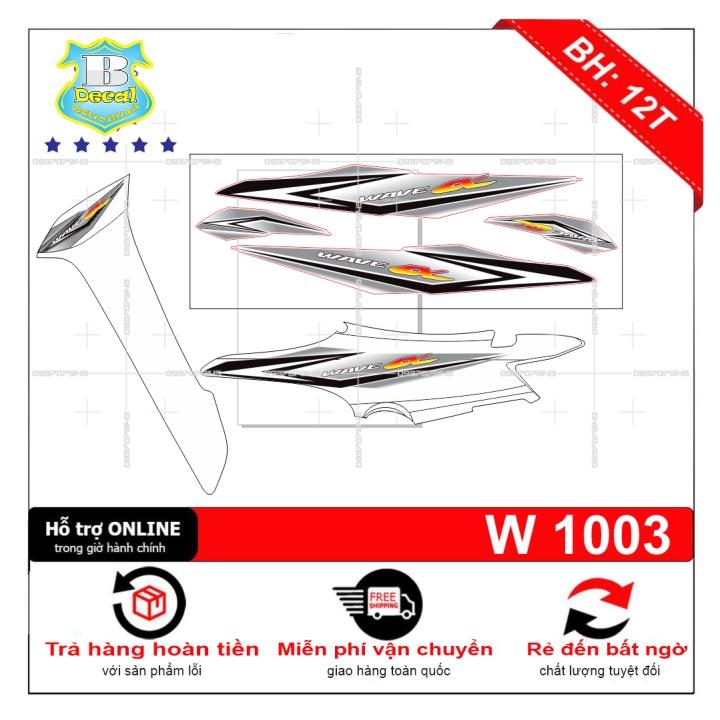 Tem rời dành cho wave a 2016 trắng