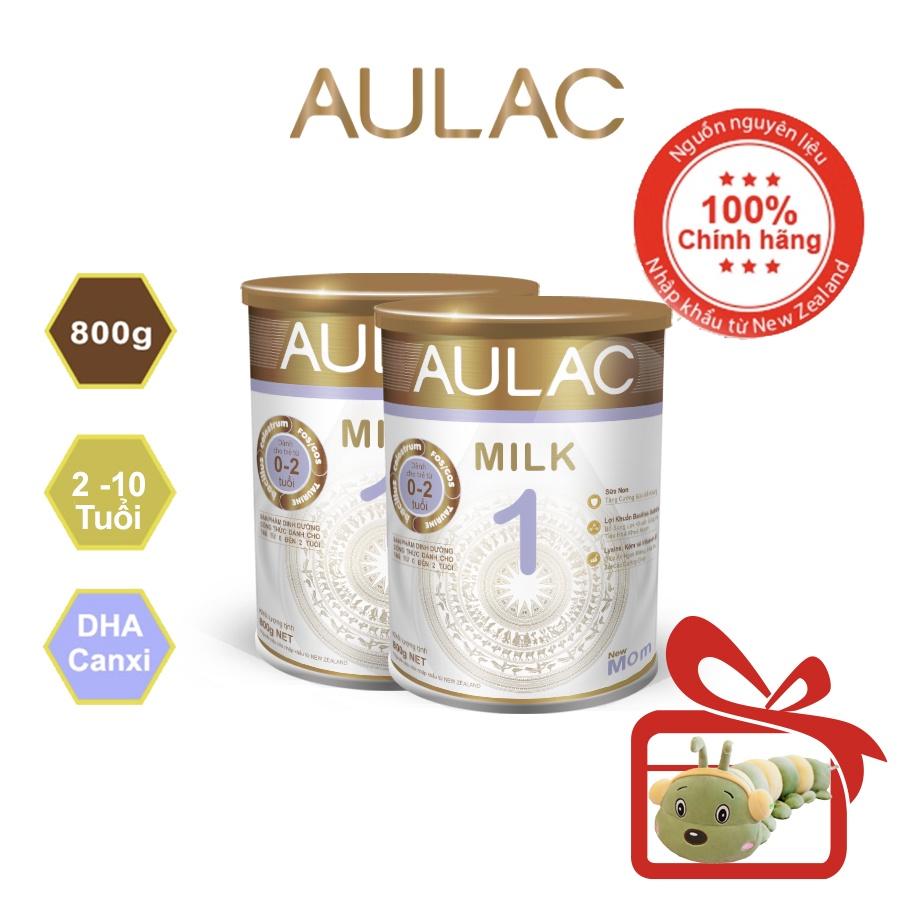 COMBO 2 HỘP AULAC MILK 1 - 800G  