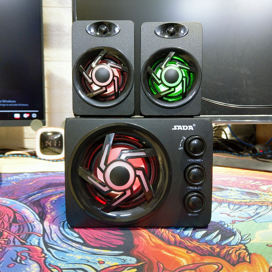 Loa Vi Tính Sada D211 Gaming Siêu Trầm - Hàng Nhập Khẩu
