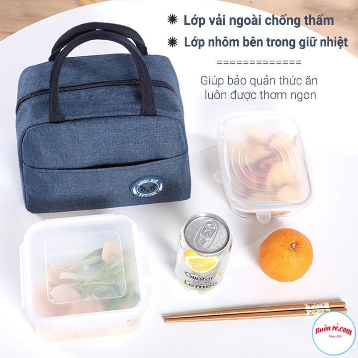 Combo 10 Túi Giữ Nhiệt Đựng Hộp Cơm Cao Cấp Lunch Bag Chống Thấm Nước 00991