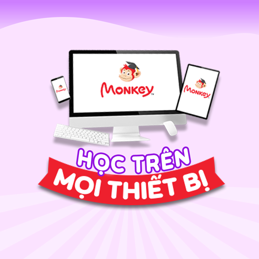 Ứng dụng học tiếng Việt theo chuẩn GDPT mới tại Việt Nam cho trẻ Mầm Non & Tiểu Học  - Gói VMonkey trọn đời