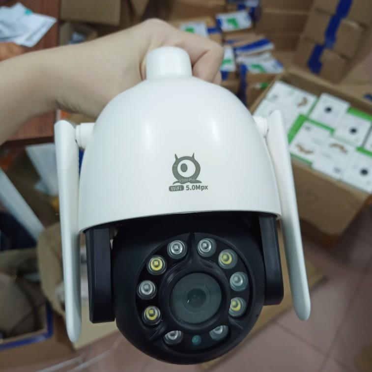 Camera Wifi - Camera V380Pro C12 5.0Mpx 2536×1440P -  Xoay 360° Chính Hãng Nhận Diện Khuôn Mặt, Zoom X5,Xem Đêm Có Màu