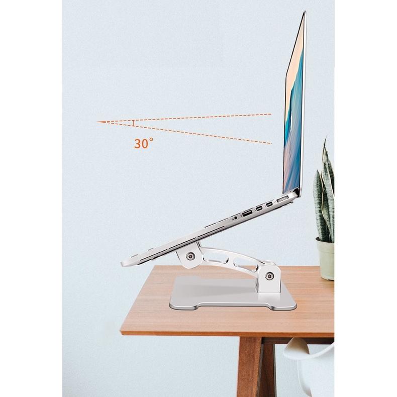Giá đỡ nhôm MT99 cho iPad, Laptop, Macbook điều chỉnh độ cao, gấp gọn, size lớn.