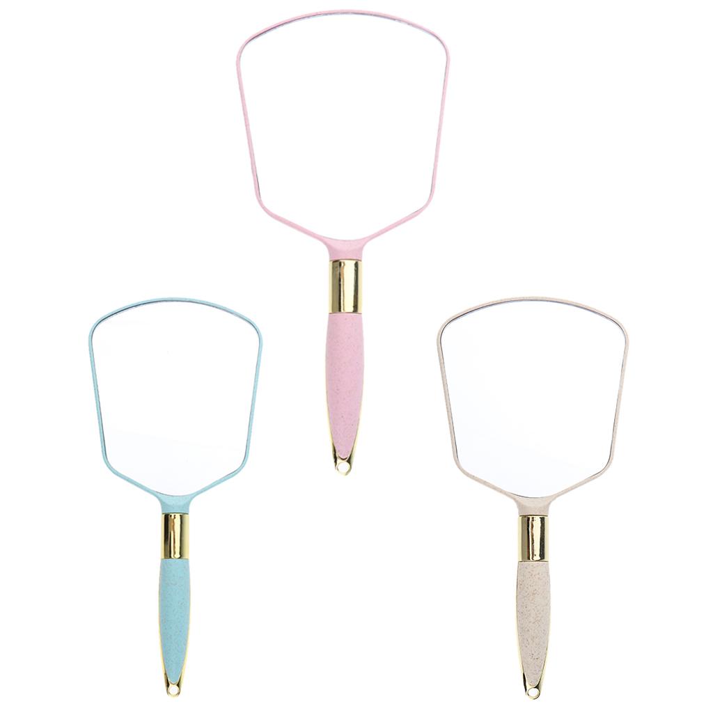 Plastic Handheld Makeup Cosmetic Mirrors for Vanity Home Salon Travel