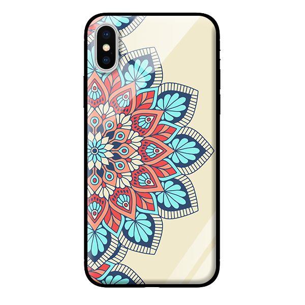 Ốp lưng kính cường lực cho iPhone XS Họa Tiết - Hàng chính hãng