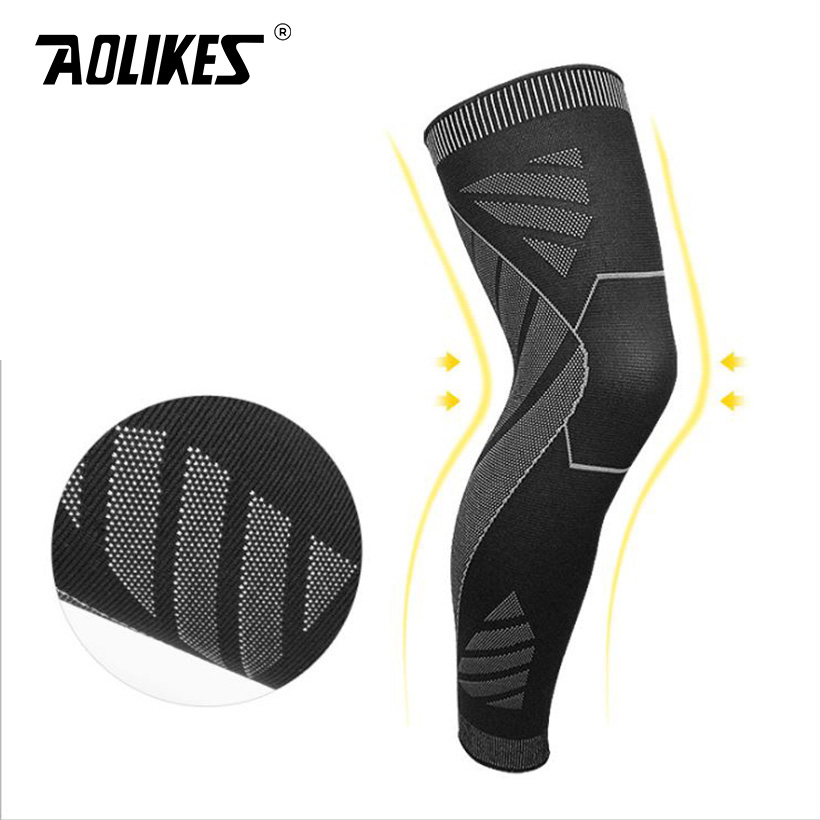 Đai bó gối dài AOLIKES A-7060 bảo vệ đầu gối chống nắng Elastic long leggings
