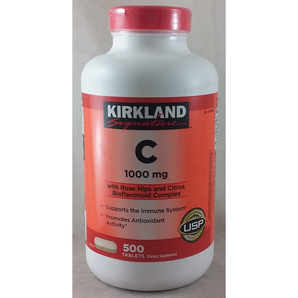 Viên Uống Bổ Sung Vitamin C Kirkland Signature Vitamin C