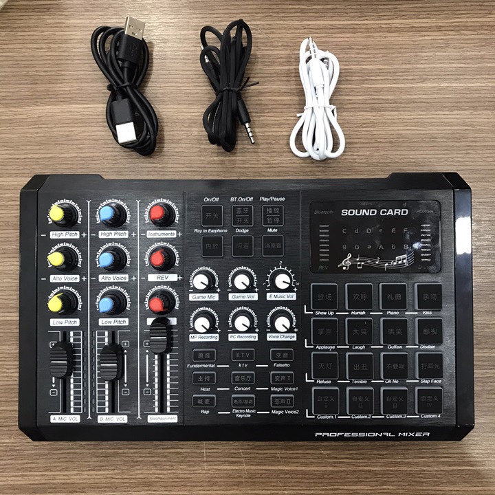 Soundcard S8 2020 cực hay - autotune - livestream - loa ngoài và có thể kết hợp Cubase hát live