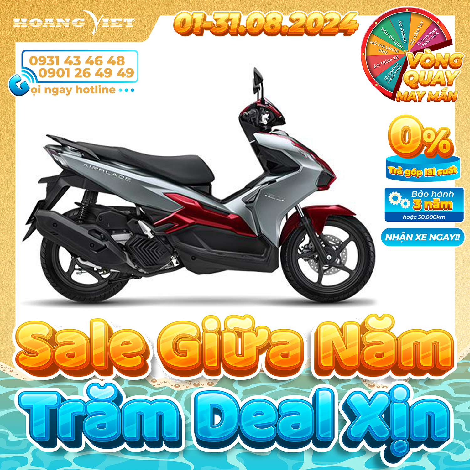 Xe máy Honda Air Blade 125cc 2025 - Phiên Bản Cao Cấp