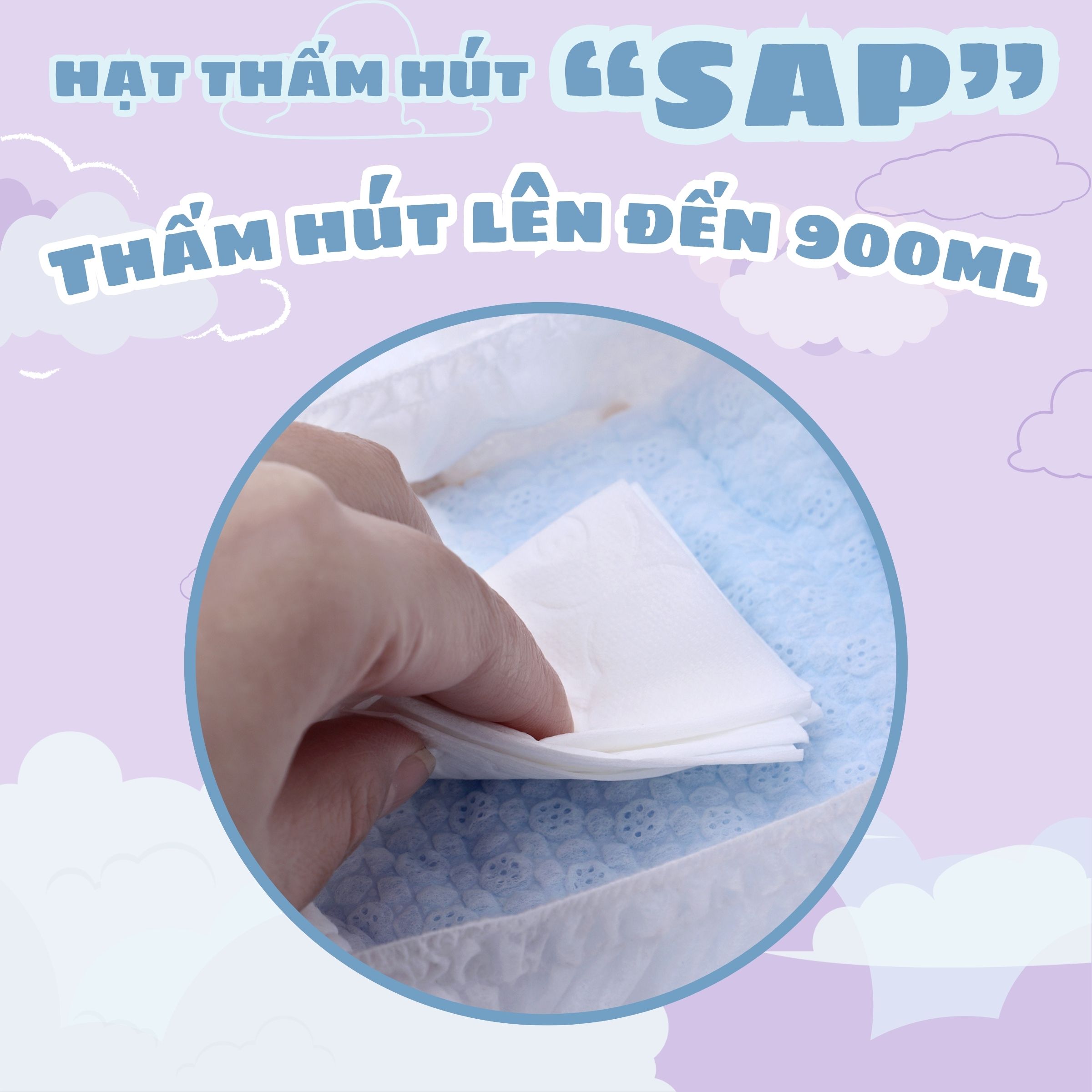 [COMBO 3] Tã quần/ Bỉm quần cho bé 6kg trở lên thương hiệu Miracle Baby , chất liệu cotton mềm mại thông mát có 4 size M16/L14/XL12/XXL10