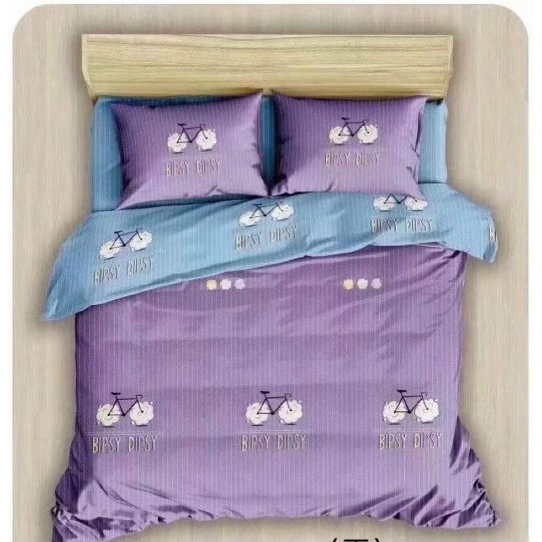 Bộ chăn drap gối Cotton 100% Hàn Quốc
