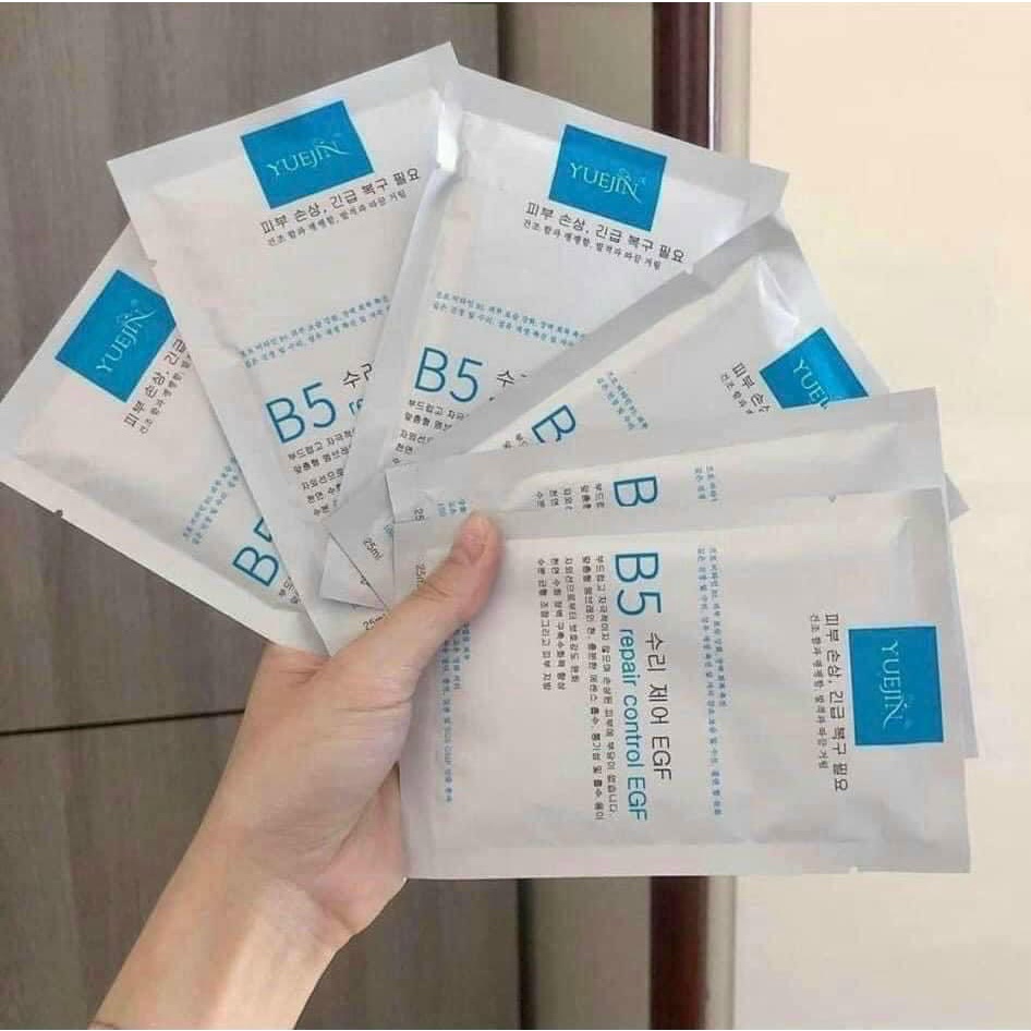 Mặt nạ phục hồi cấp ẩm Yuejin B5 Repair Control EGF Mask ( 1 miếng )