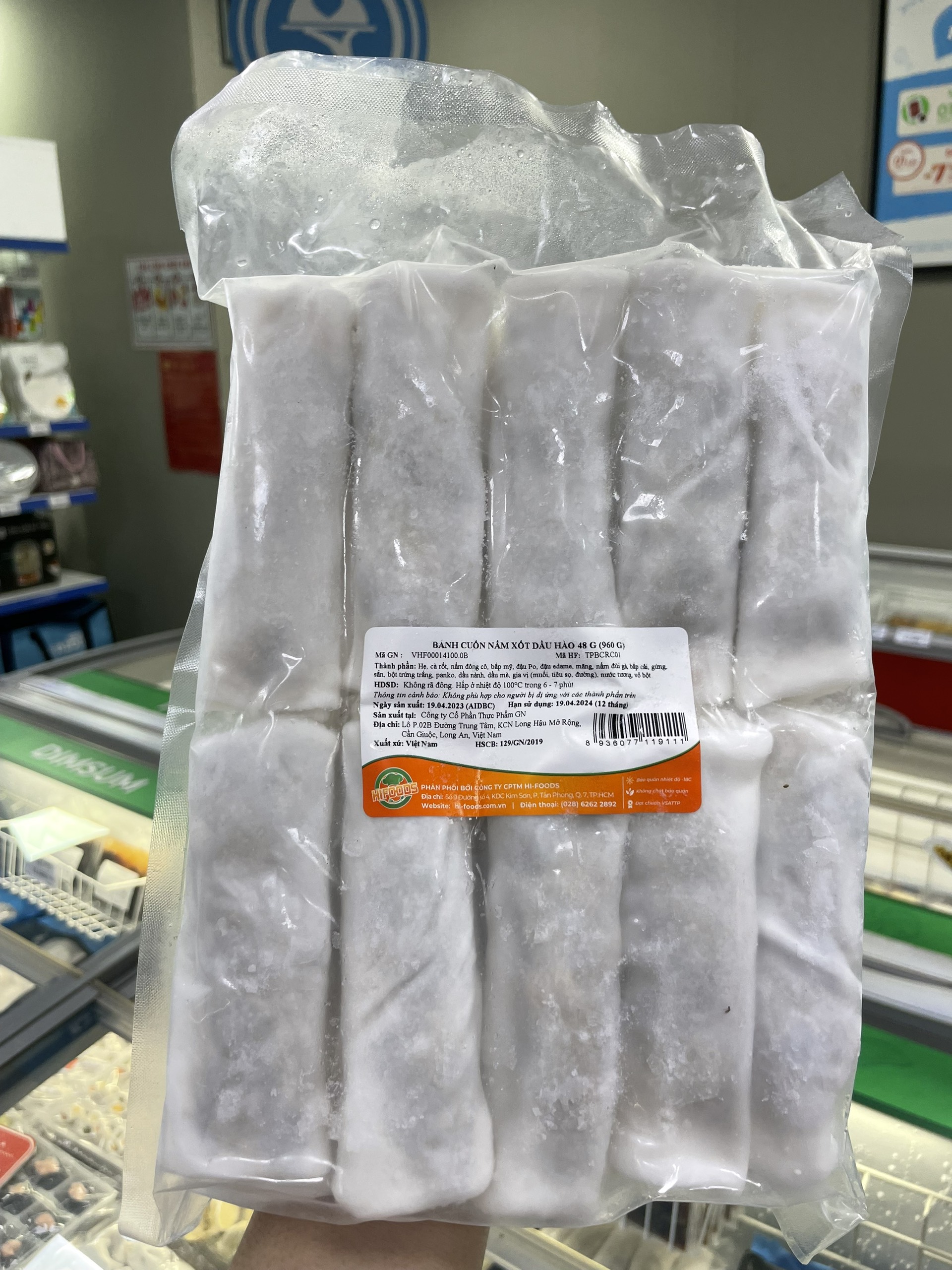 Bánh cuốn nấm dầu hào 960gr