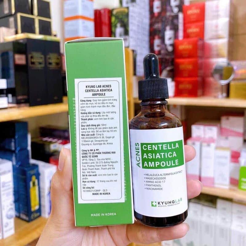 Serum trị mụn Kyung Lab Acnes Centella Asiatica Ampoule 50ml