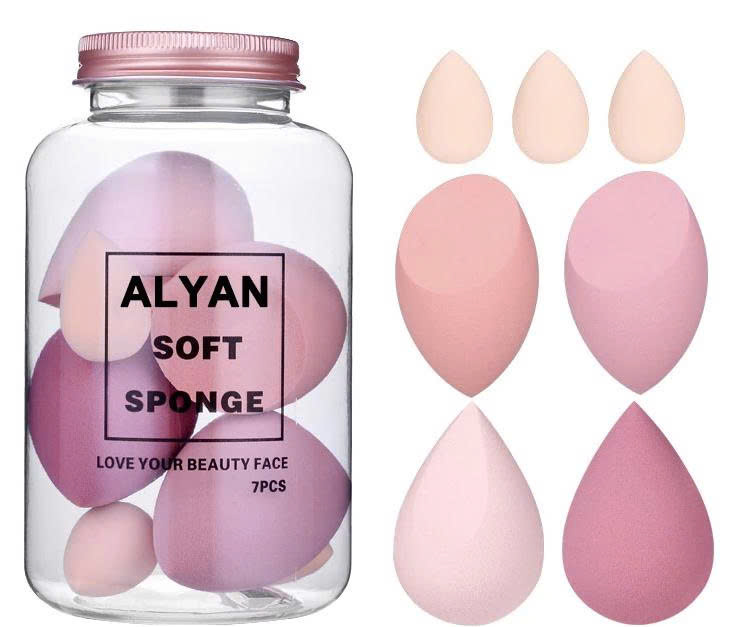 HỘP 6 Bông Mút Đánh Kem Nền Thông Minh - Mút trang điểm - Hàng Chính Hãng - ( Giao Màu ngẫu nhiên )