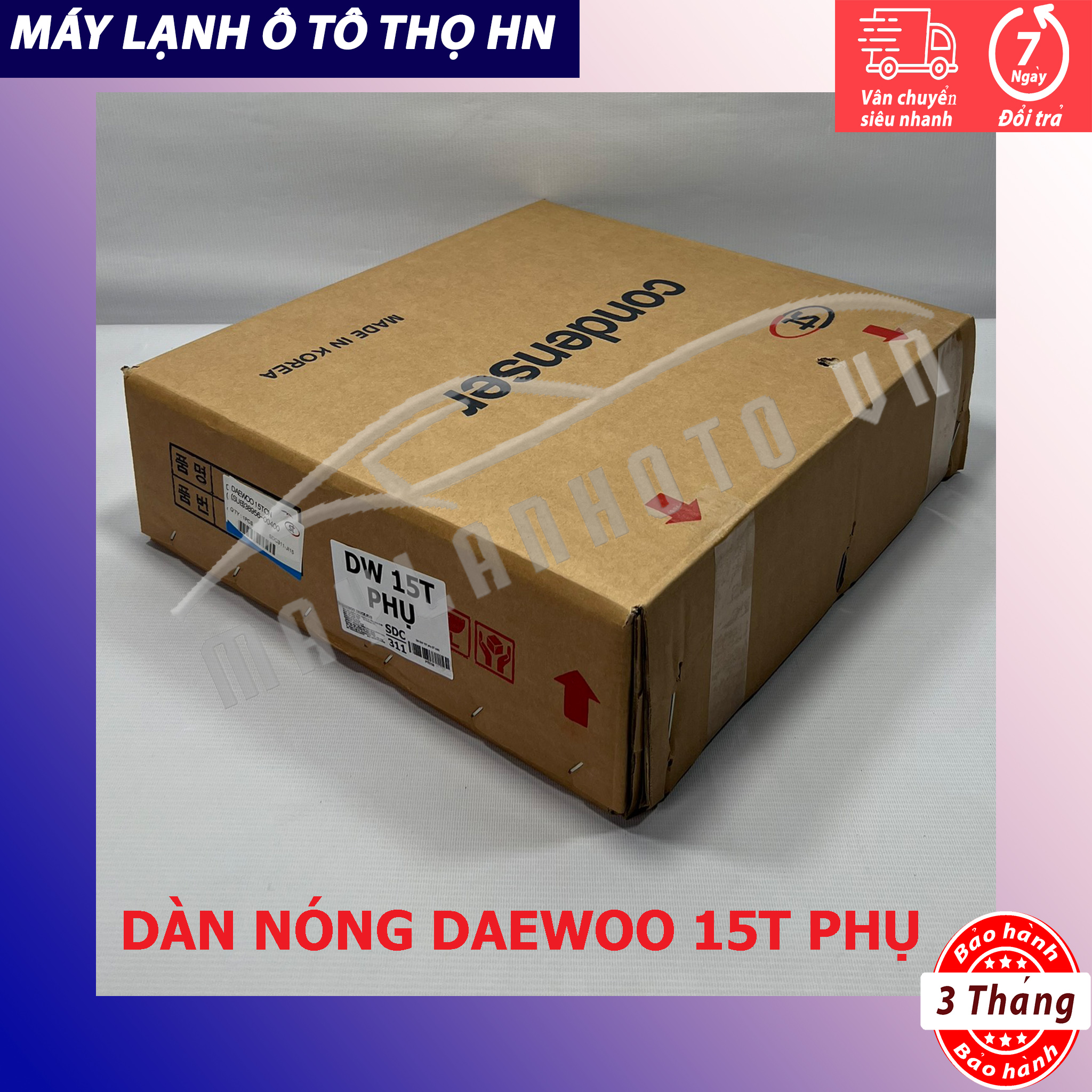 Dàn nóng Daewoo Novus 15 tấn - 24 tấn phụ hàng xịn Hàn Quốc