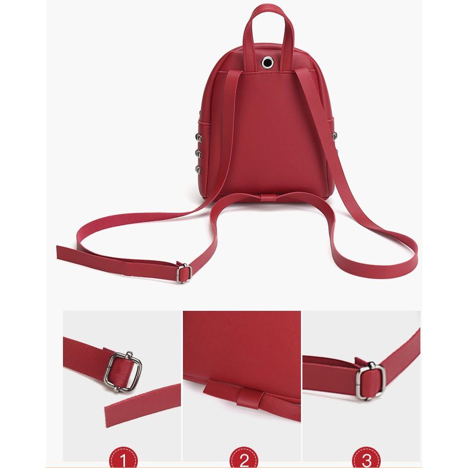 Ba lô tán đinh mini cho bạn gái siêu xinh KDR-BL224 Kodoros
