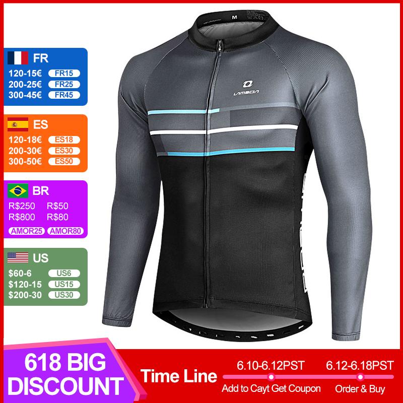 Đàn ông đi xe đạp áo dài tay áo sơ mi xe đạp toàn bộ xe đạp mtb quần áo xe đạp xe đạp trên núi quần áo thể thao quần áo Color: Beige Size: XXXL