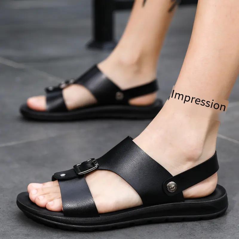 Khuyến mại dép dép đi trong nhà cặp đôi dép xỏ ngón xỏ lỗ giày thời trang ngoài trời
