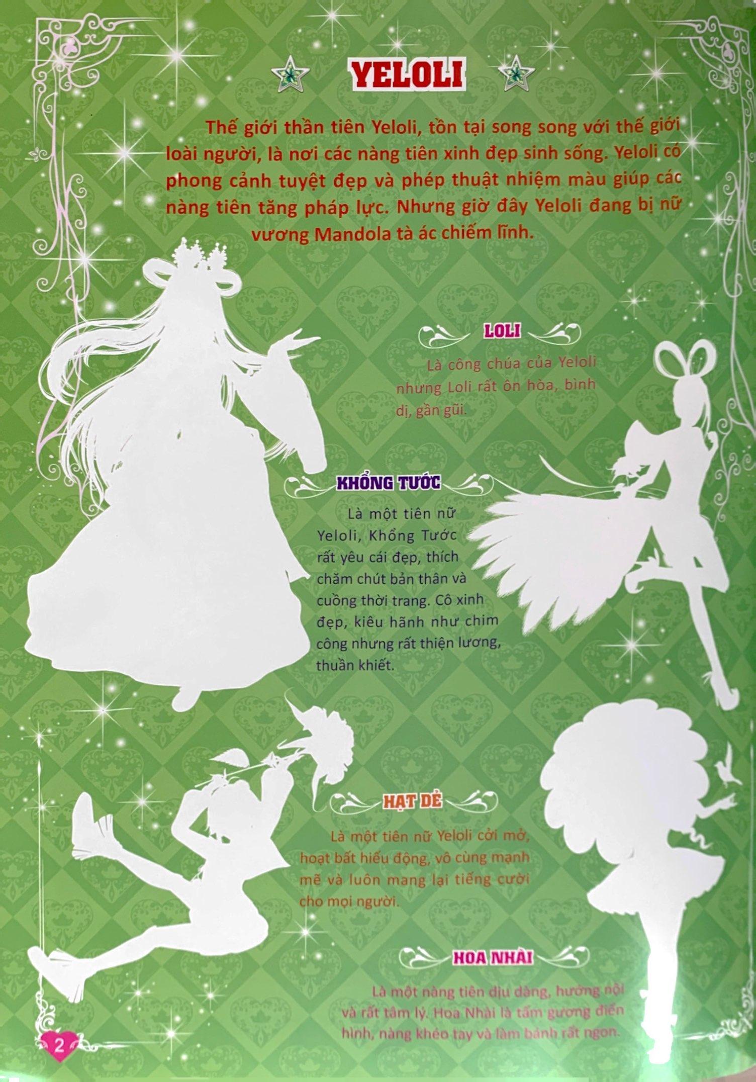 Sách Dán Hình Trang Phục Yeloli - Tiên Nữ Loli Mộng Mơ