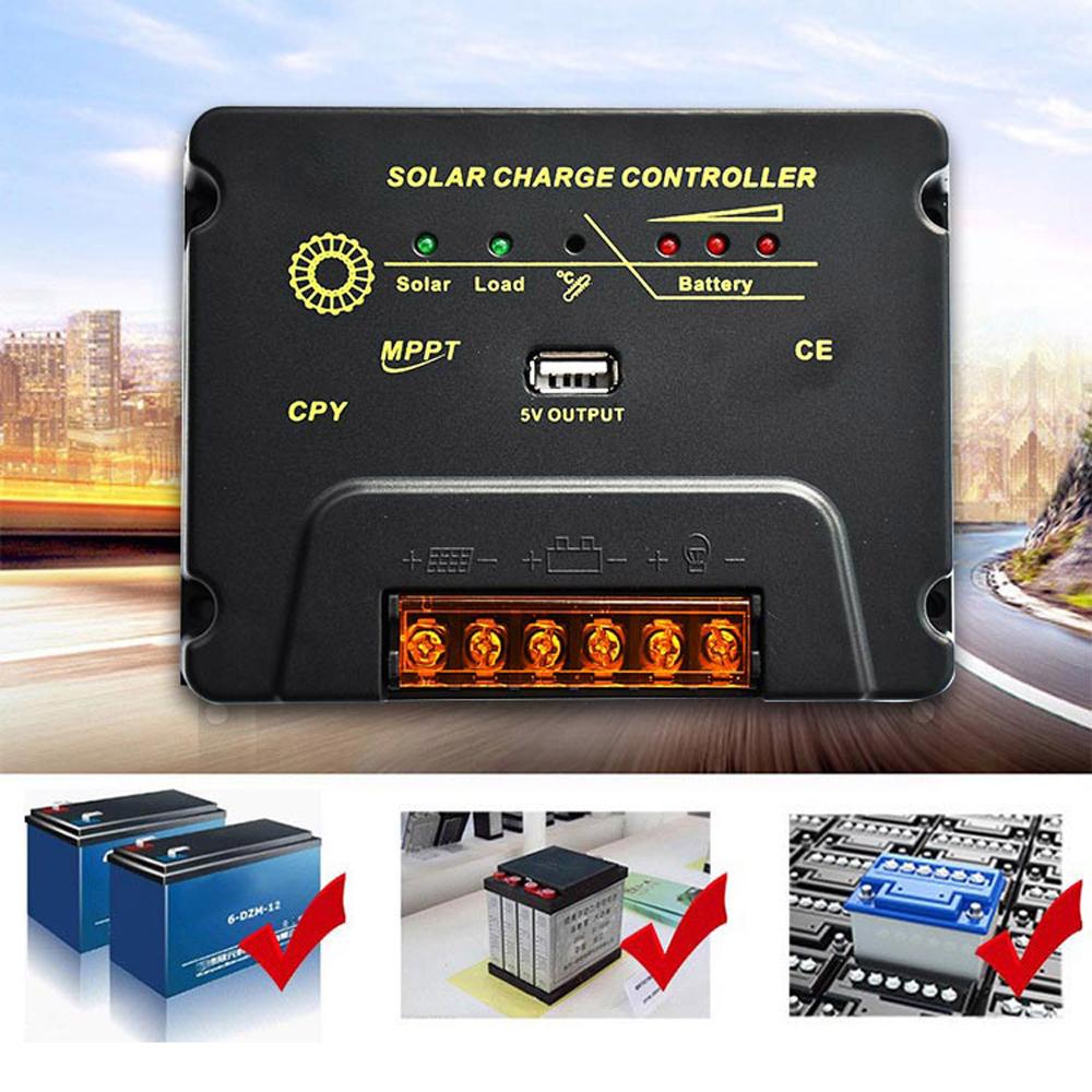 20A Solar Controller Solar Panel Battery Regulator 12Volt/24Volt Automatic Identification Solar Recharger Controller