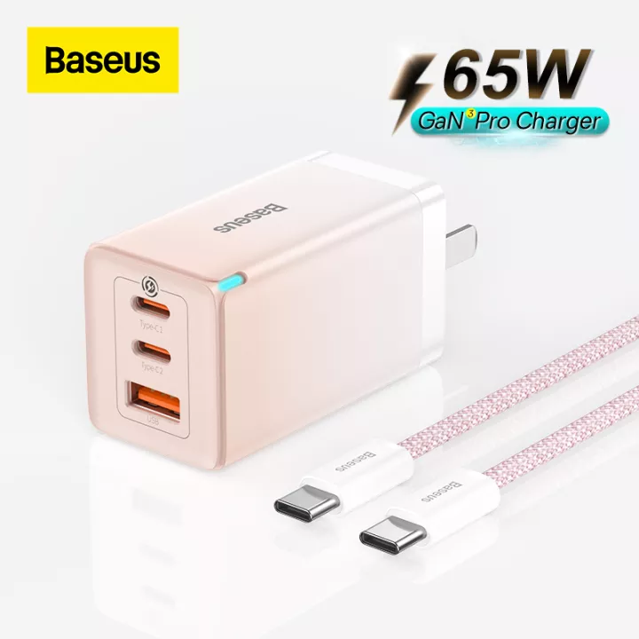 Bộ sạc nhanh đa năng Baseus GaN3 Pro 65W- Phiên bản Gradient- hàng chính hãng