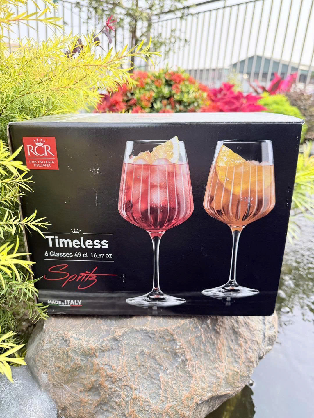 Set 6 ly vang RCR Timeless 490ml hàng chính hãng