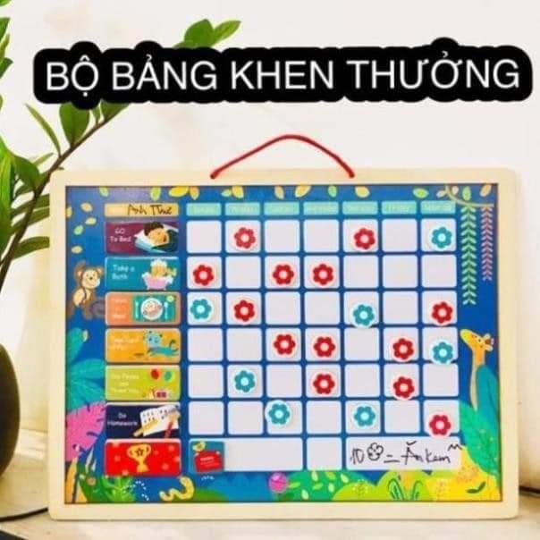 Bộ bảng khen thưởng nam châm cho bé