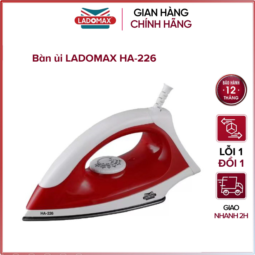 Bàn ủi khô 1200W Ladomax HA-226 - Hàng chính hãng