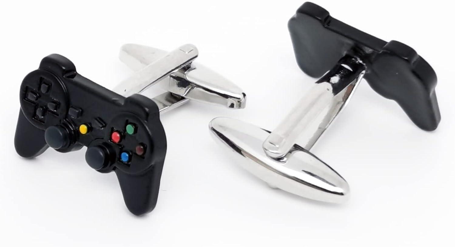 Bộ điều khiển video Đàn ông Đàn ông Cufflinks trong hộp quà tặng nam giới