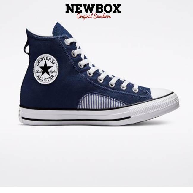 Giày Converse CHUCK TAYLOR ALL STAR HICKORY STRIPE HI BLUE - A00480C