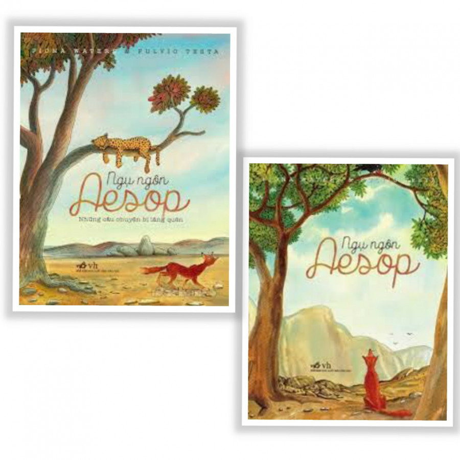 Combo Truyện Ngụ Ngôn Hay: Ngụ Ngôn Aesop + Ngụ Ngôn Aesop - Những Câu Chuyện Bị Lãng Quên - Tặng kèm Bookmark Happy Life