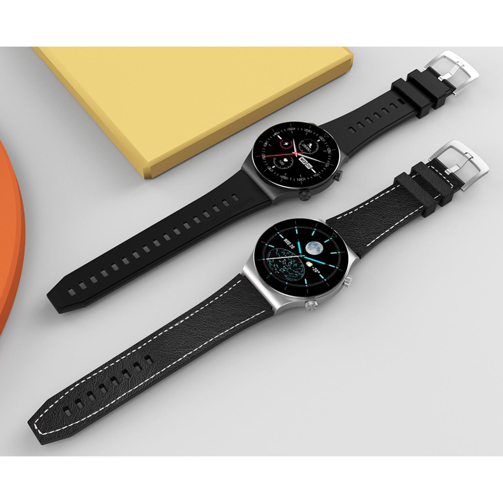 Fashion Business Music Sports Men Smartwatch Waterproof Bluetooth Call Fitness Tracker,Long Battery