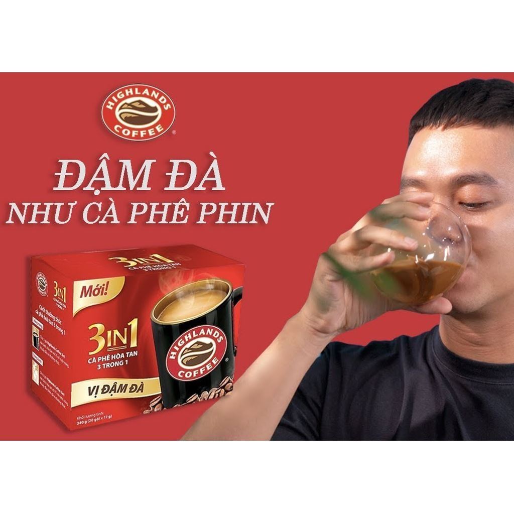 Cà phê sữa hoà tan 3in1 Highlands Coffee