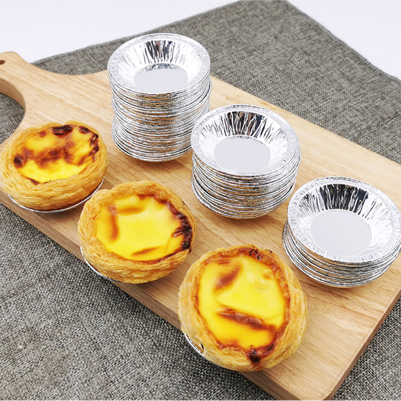 Bộ 100 Khuôn Làm Bánh Tart Trứng, Tart Trái Cây, Tart Phô Mai Chất Liệu An Toàn Đa Năng Tiện Dụng