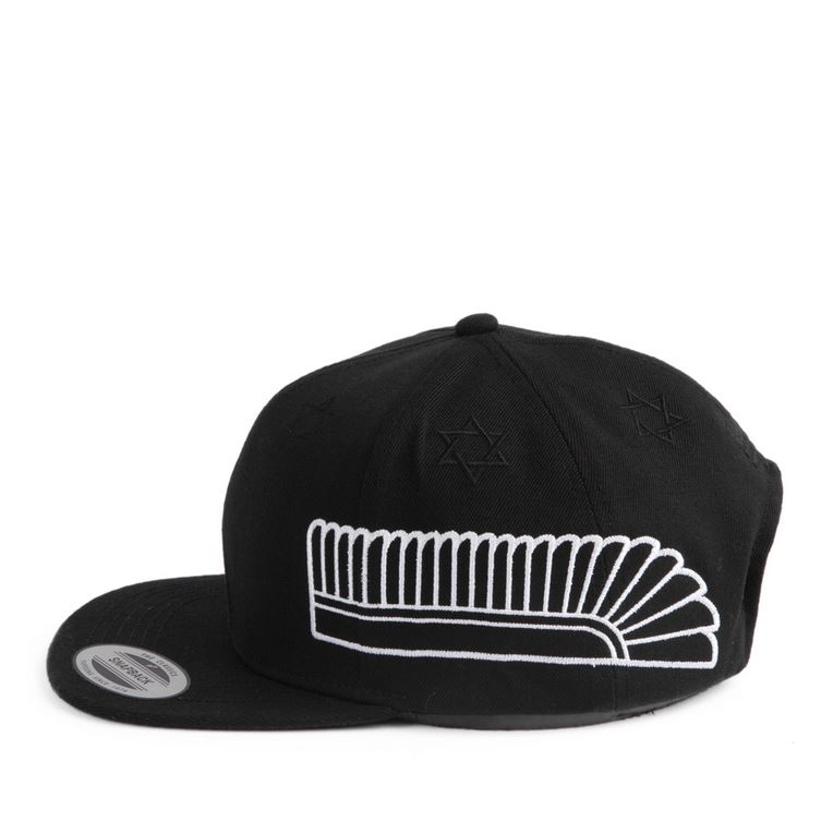 PREMI3R Mũ Snapback Nón Hiphop HVPE WINGS màu đen Mũ lưỡi trai phong cách hàn quốc nón thương hiệu chính hãng