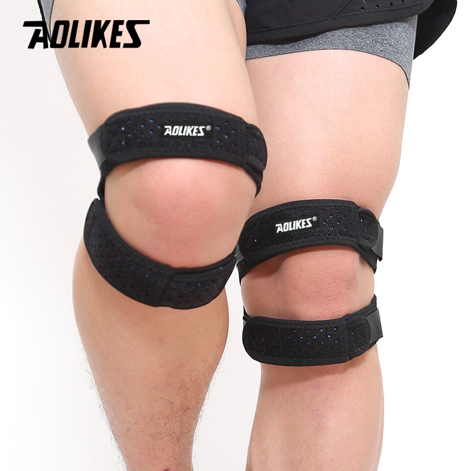 Bộ 2 đai bảo vệ đầu gối hỗ trợ xương khớp AOLIKES A-7928 Sport compression patella band