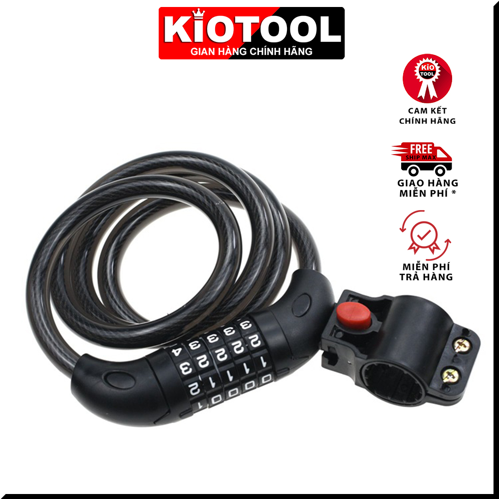 Khóa xe đạp Kiotool mật mã 5 số chống trộm