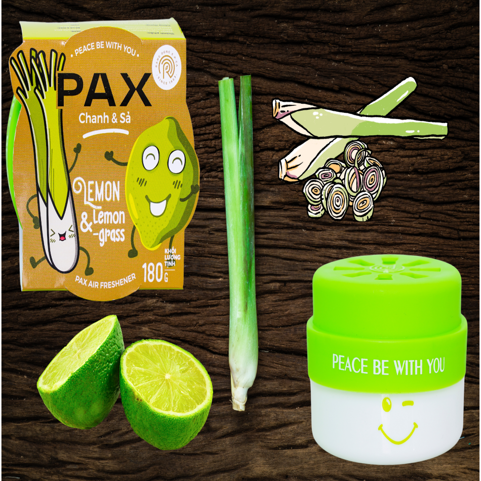Sáp thơm mặt cười Pax 180g - Giao Mẫu Ngẫu Nhiên