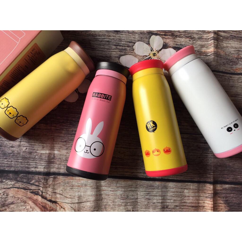 Bình giữ nhiệt inox hình thú cute 360ml-500ml
